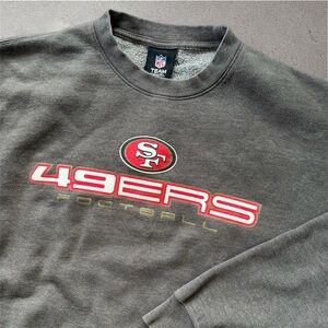 San Francisco 49ers Crewneck Sweatshirt Men's XL Grey Fleece NFL Team Apparel